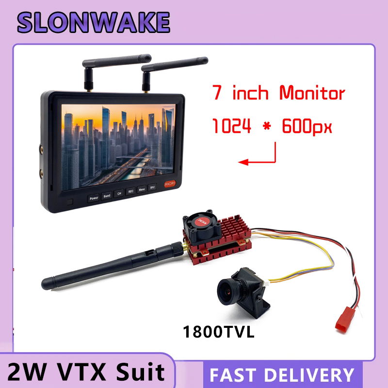 Fpv Drone Flight Controller - SLONWAKE 5.8G 2W VTX FPV 1800TVL
