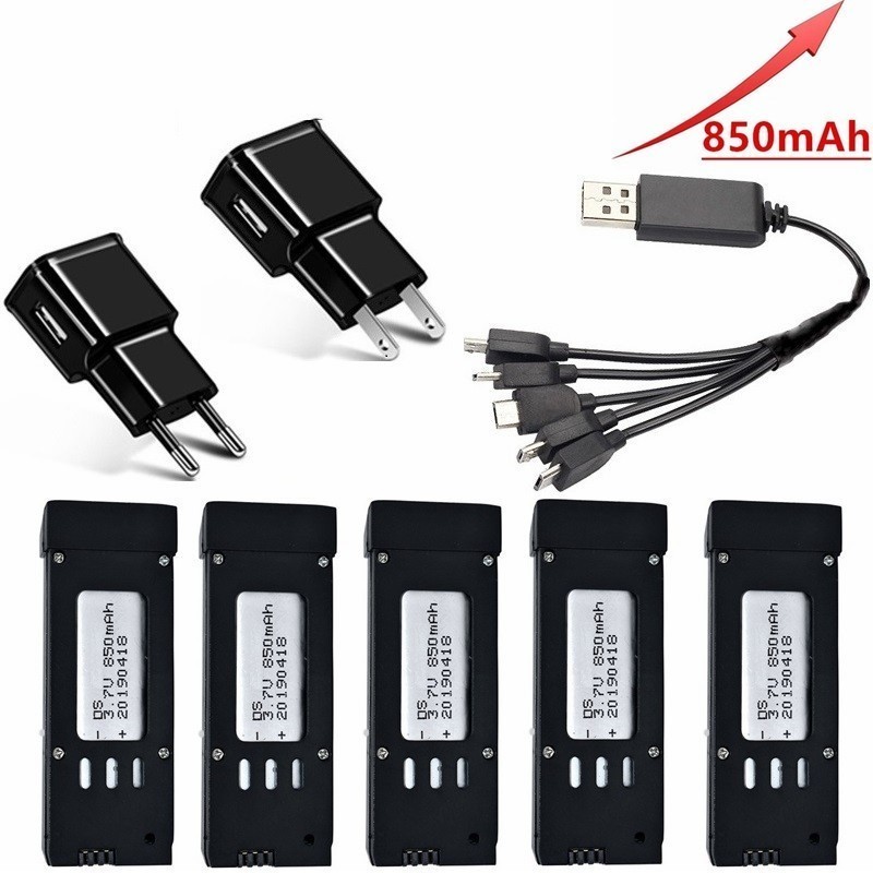 Eachine Drone E58 - (5-In-1) 3.7V 850Mah Lipo Batterij Lader